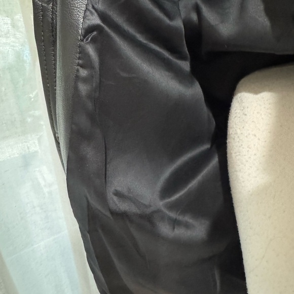 Black Leather Button-Up‎ Shirt Hot Leathers biker - Picture 6 of 7
